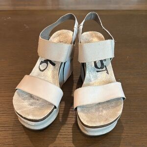 OTBT WHITE Wedge Sandals